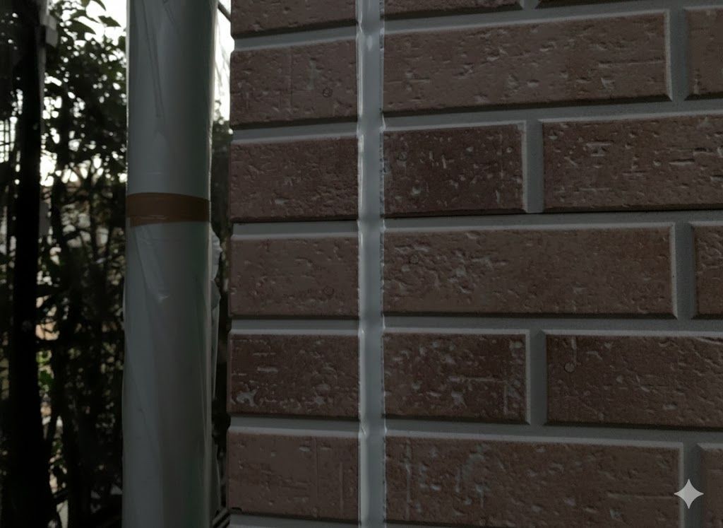 施工後：新しいコーキング完了