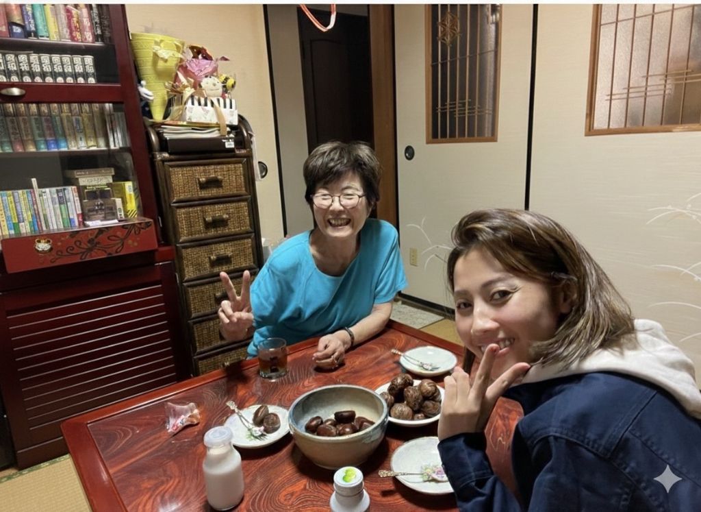 お客様との食事風景